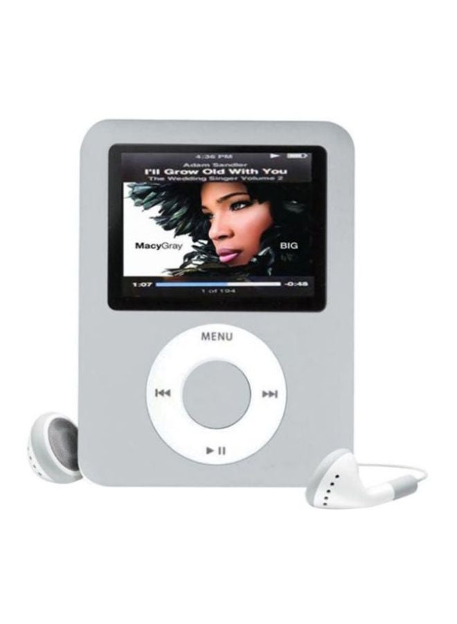Portable LCD MP4 Player (3rd Gen) With FM Radio XYQ51216124SL_U00491 Silver/White