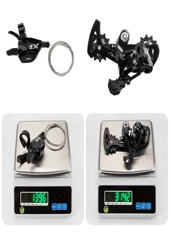 GUB Bike Bicycle 13 Speed Front Shifter Shifting Lever and Direct Mount Rear Derailleur Set - Image 5