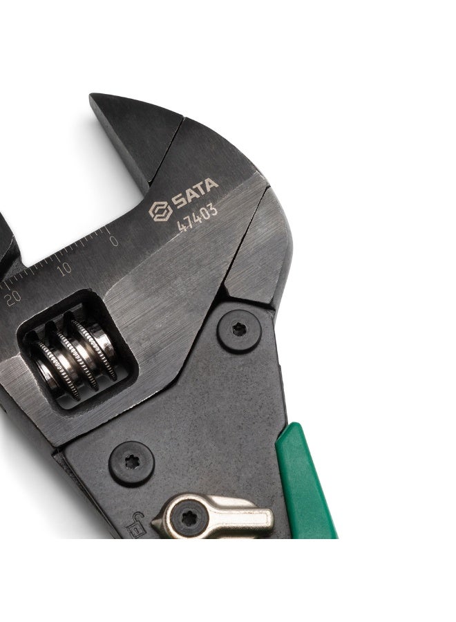 SATA GL47403 Ratcheting Adjustable Wrench 8" - Image 3