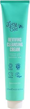 Lucy Bee Facial Cleanser Certified Organic Soothing Makeup Remover Cream Cleanser Suitable For Sensitive Skin RednessProne AntiAgeing Vegan Cruelty Free Palm Oil Free 125ml - Image 1
