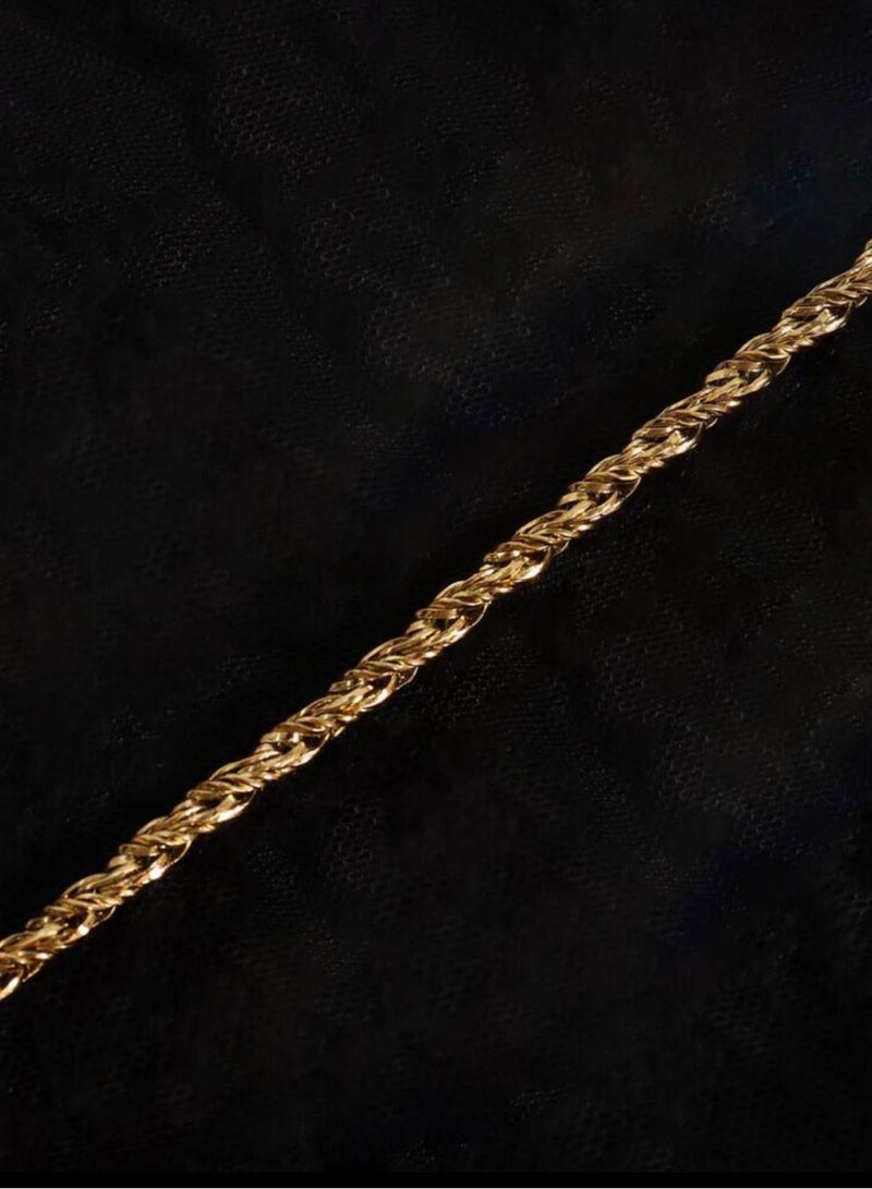 Jewelry 4You 18k Gold Plated Stainless Steel Bracelet - Image 2