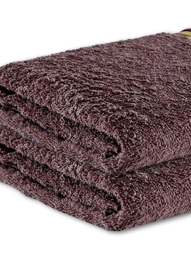 BIANCA Super Soft Turkish Terry Towel 100% Mercerised Cotton -2pc Bath Towel (Sonoma) Solid-Navy - Image 4