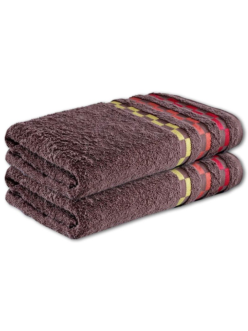 BIANCA Super Soft Turkish Terry Towel 100% Mercerised Cotton -2pc Bath Towel (Sonoma) Solid-Navy - Image 3
