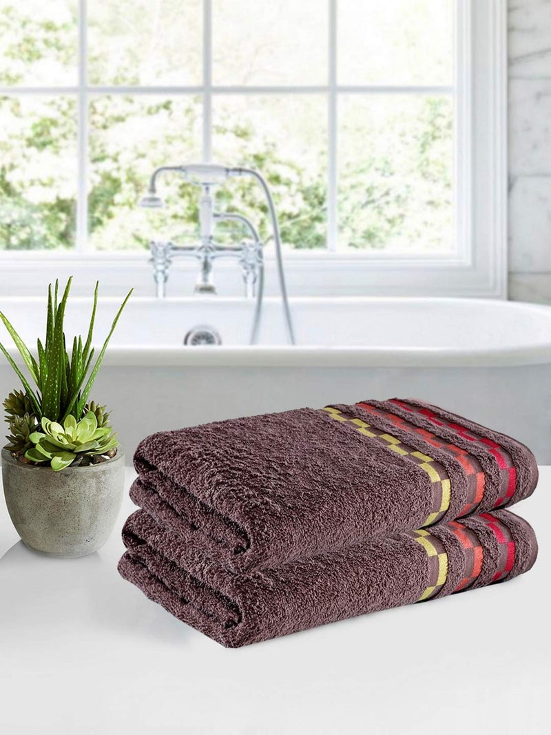 BIANCA Super Soft Turkish Terry Towel 100% Mercerised Cotton -2pc Bath Towel (Sonoma) Solid-Navy - Image 1