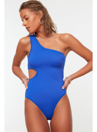 Saxe Blue One Shoulder Cut Out/Windowed Textured Regular Swimsuit TBESS22MA0064 - pzsku/Z7A85C087CB52AA85CAF5Z/45/_/1730941495/cc62a1d7-fb21-4f6f-a508-589cd6922cc2