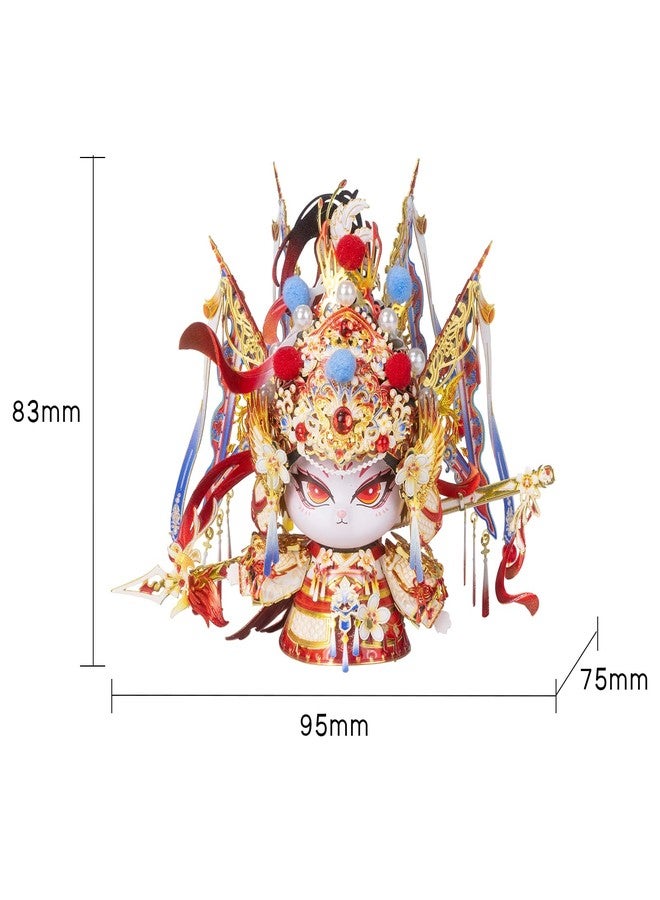 مو مجموعة ألغاز معدنية ثلاثية الأبعاد من MU، تتضمن مجسمات مصغرة لقطة صغيرة مستوحاة من شخصية مولان، وهي شخصية نسائية بطلة. مثالية لهواة التجميع، وهدايا أعياد الميلاد، وديكورات المنزل والمكتب. - Image 2