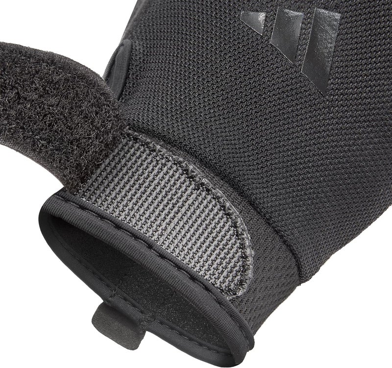 Adidas Essential Training Gloves – Breathable Aeroready Material with Padded Palm & Velcro Wrist Strap - Image 5
