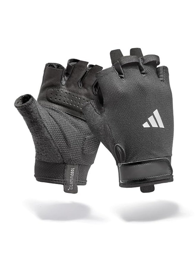 adidas Essential Training Gloves | ADIDAS Sports Training Accessories Equipment | Durable Design for Training, Fitness & Everyday Use | Sports & Fitness Equipment | Durable Design for Training, Recreation & Everyday Use - Image 1
