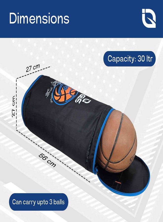 GLS Blitz Football Equipment Bags |Basketball Volleyball Bags (Multicolor, Backpack) with Shoe Pocket - Image 5