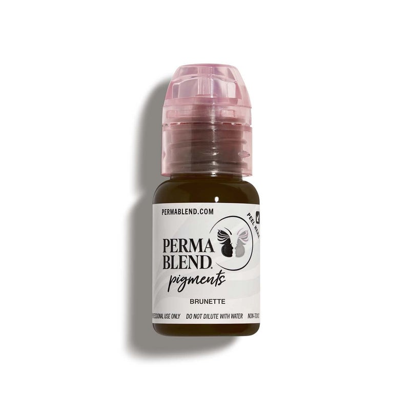 Perma Blend Brunette Tattoo Ink Microblading Supplies for Eyebrow Tattoo or Eyeliner Permanent Makeup Professional Tattoo Ink in Brunette High Opacity Vegan 05 oz