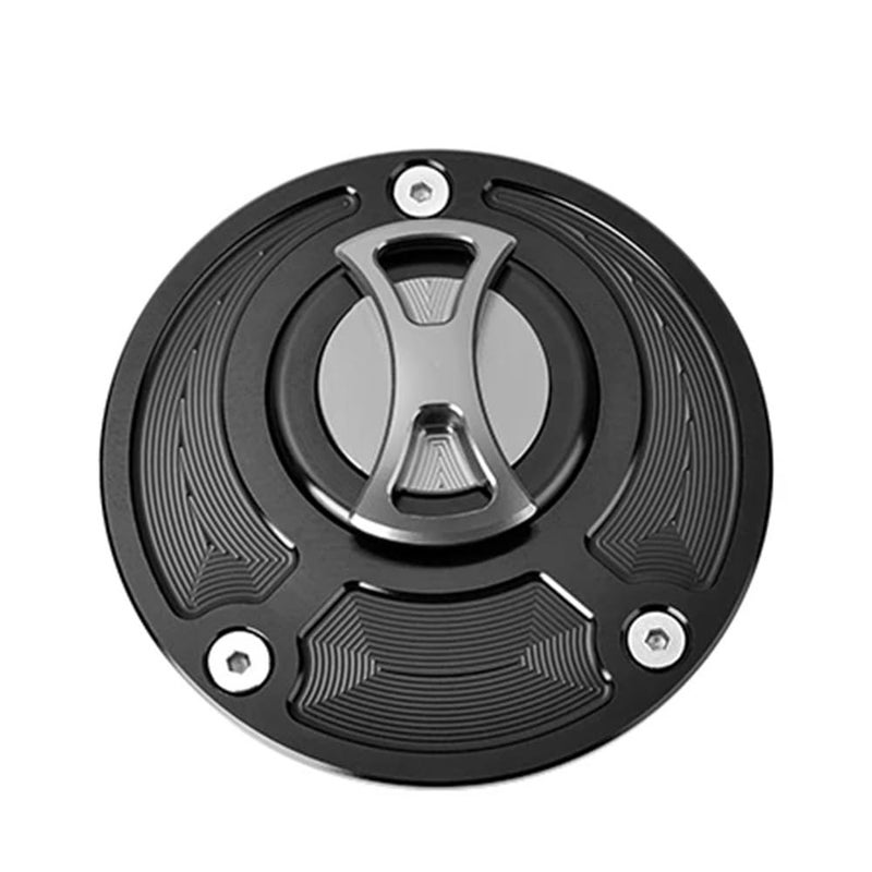 Motorcycle CNC Oil Line Cap Cover Dark Grey For 1098 S R 748 916 996 998 848 - Image 2