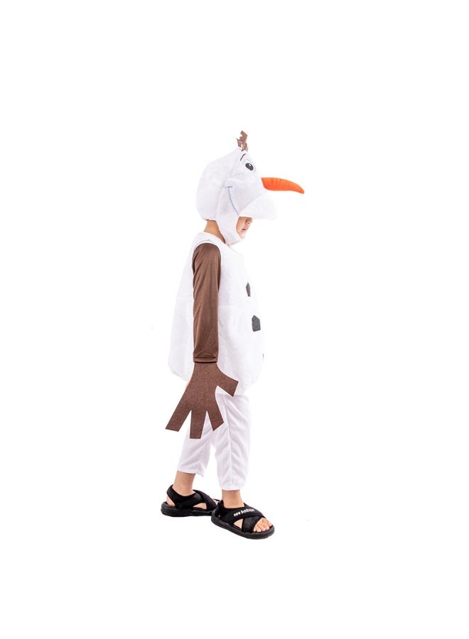 Frozen Olaf Cosplay Costume Christmas Dress Snowman Character Play Stage Performance Puppet - Image 3