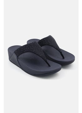 Women Lulu Opul Toe-Post Sandals, Navy Blue