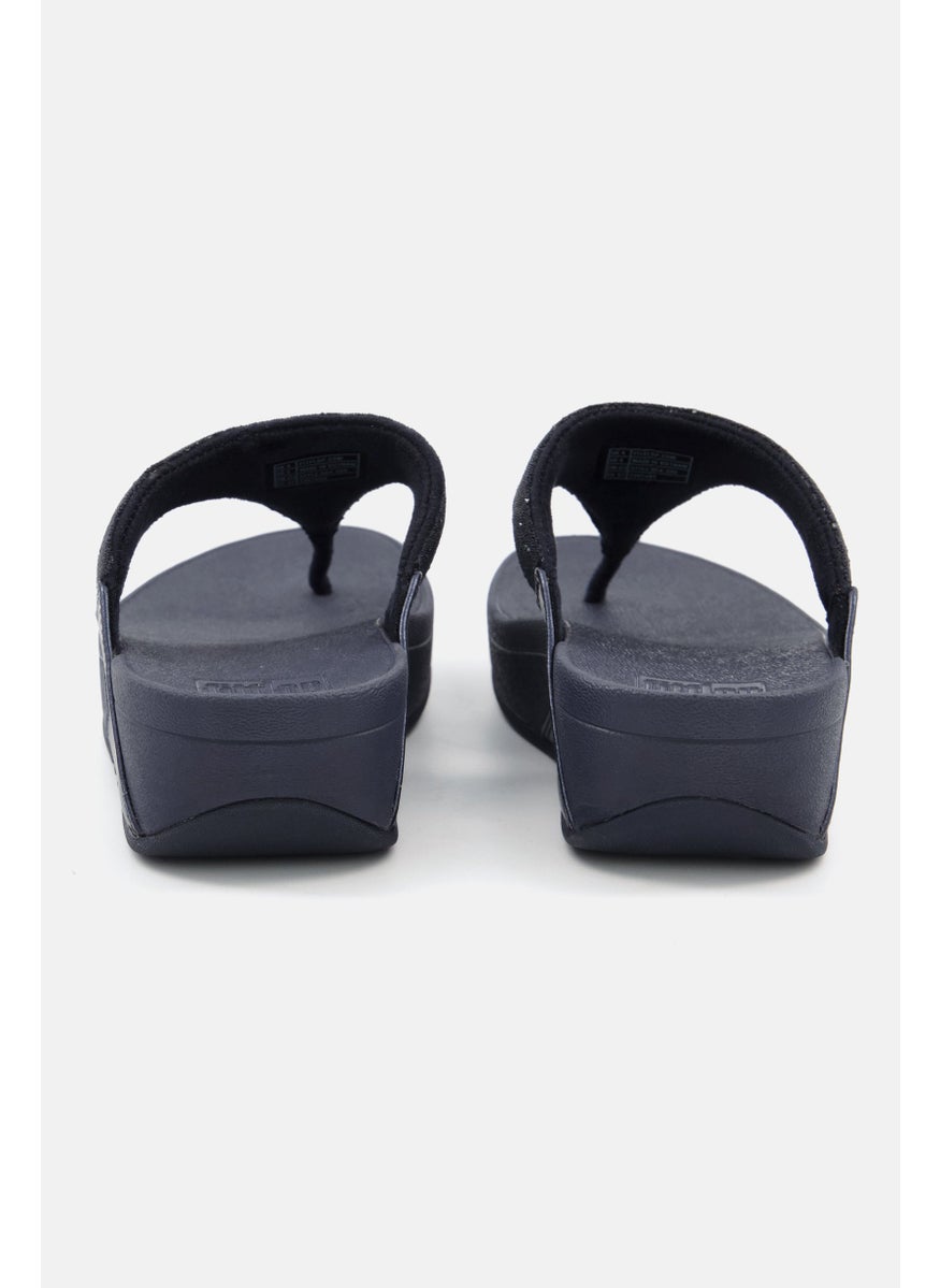 FitFlop - Women Lulu Opul Toe-Post Sandals, Navy Blue - Image 1