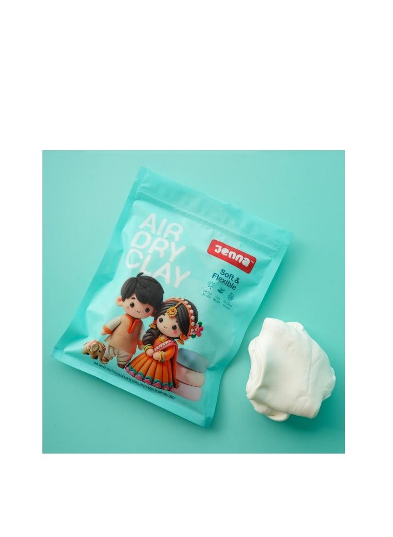 Jenna Air Dry Clay – White 300g