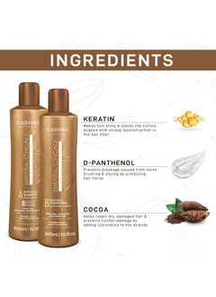 Cadiveu Generic Professional Brasil Cacau Anti Frizz Shampoo + Conditioner 300 Ml  - Image 4