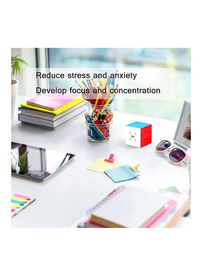 Speed Cube Profession 3X3 Fast Cube - Fast Smooth Turning - Solid Durable & Stickerless Frosted, Best 3D Puzzle Magic Toy - Turns Quicker Than Original - Image 4