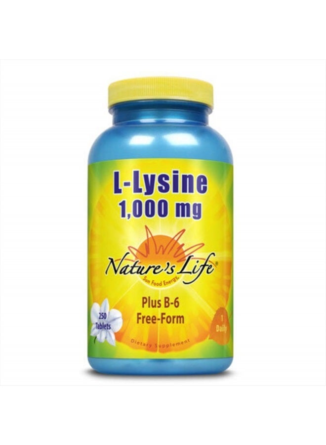 Nature's Life L-Lysine | 250 ct