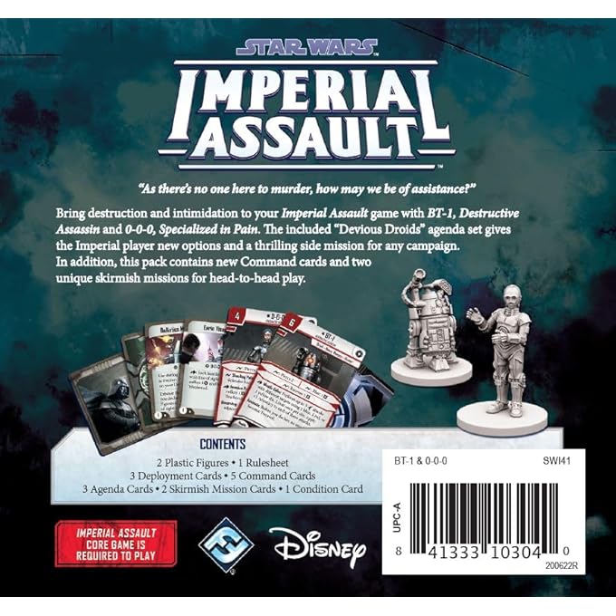 Asmodee Fantasy Flight Games | Star Wars Imperial Assault: BT-1 and 0-0-0 Villain Pack | Card Game | Ages 14+ | 1-5 Players | 60-120 Minutes Playing Time - Image 5