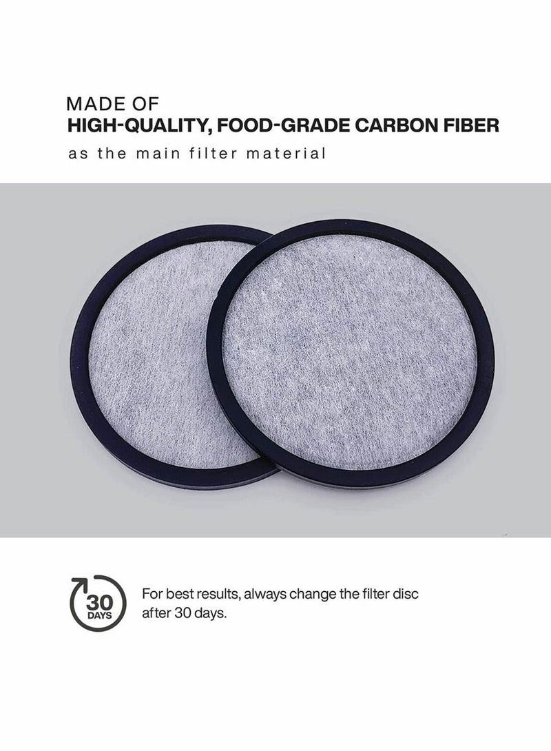 12-Pack Replacement Charcoal Water Filter Discs for Mr. Coffee Brewers Coffee Machines  - Image 2