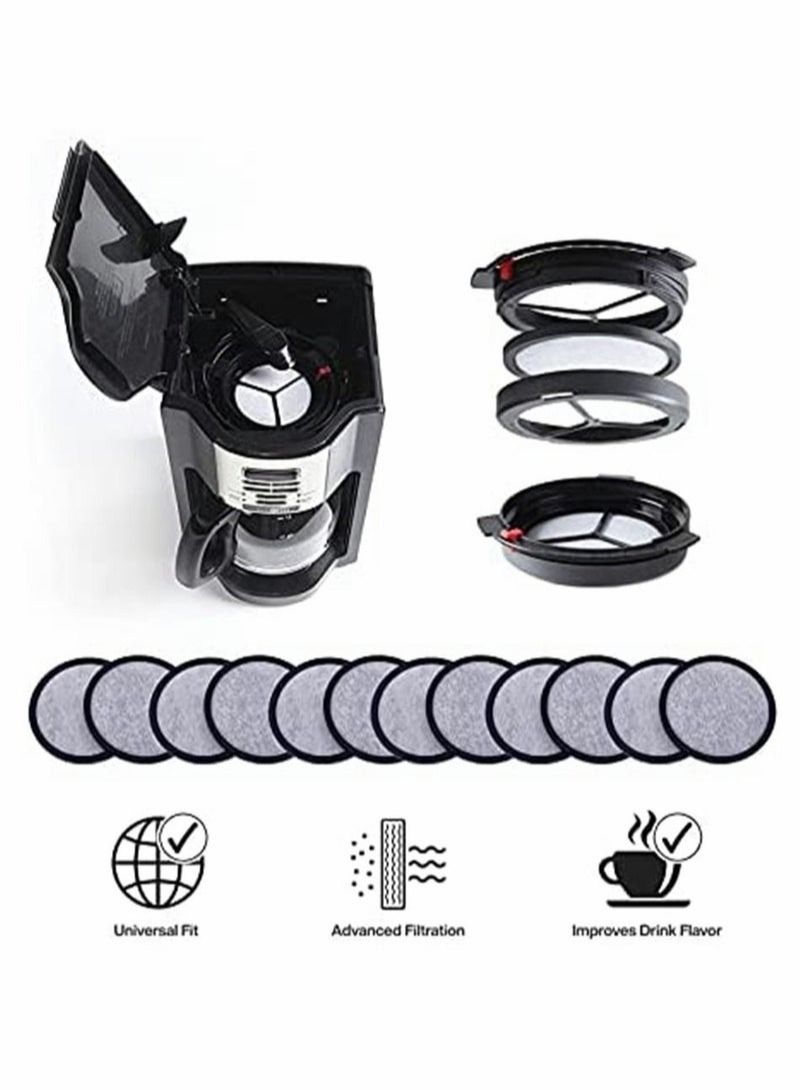 12-Pack Replacement Charcoal Water Filter Discs for Mr. Coffee Brewers Coffee Machines  - Image 5