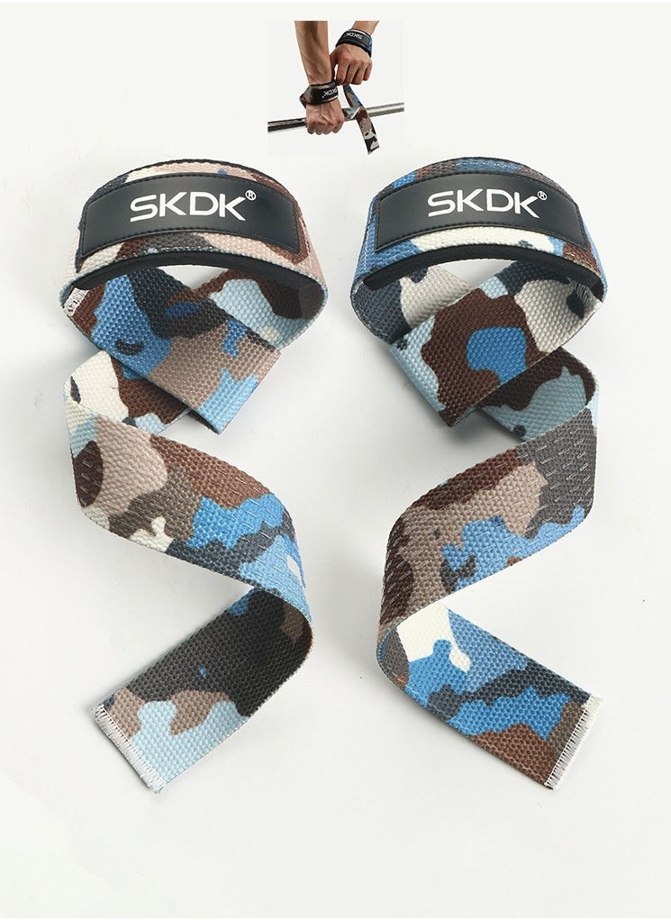SKDK - Non-Slip  Pull Wrist Silicone Lifting Straps, Straps for Gym, Weightlifting, Wristbands Gym Straps for Gym Women, Men, Weightlifting, Bodybuilding, Strength Training（Camouflage） - Image 1