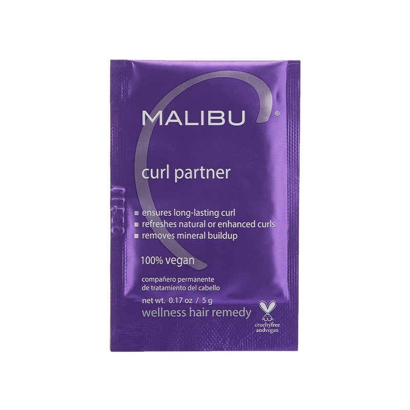 Malibu C ماليبوا سي شريك تجعيد الشعر علاج العافية (1 عبوة) - يزيل تراكم المعادن لشعر مجعد أكثر صحة ومرونة - يحتوي على مضادات أكسدة لطيفة للعناية بالشعر المجعد - Image 1