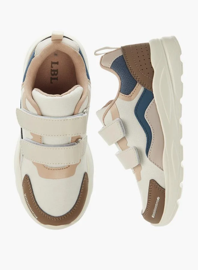 ال بي ال من شو اكسبرس سنيكرز للأولاد بنعل خارجي بنقوش مع إغلاق بشريط لاصق