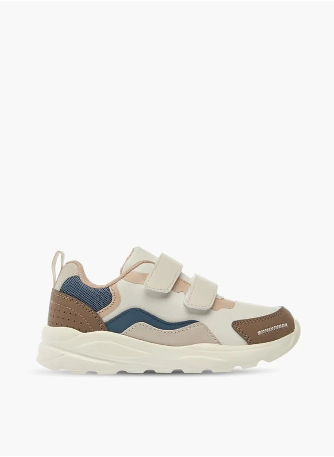 LBL by Shoexpress Boys Panelled Sneakers With Hook And Loop Closure