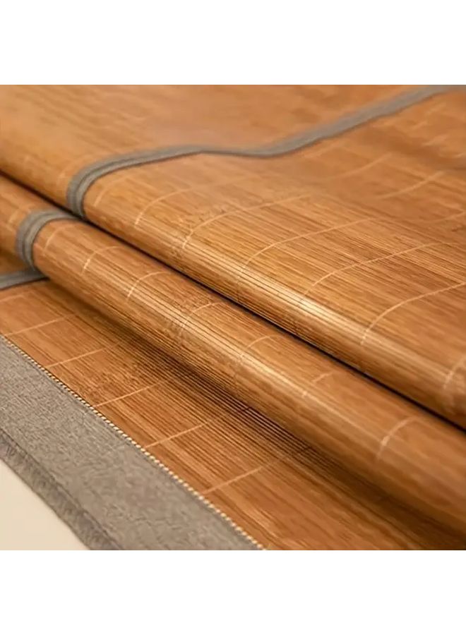 A Versatile Foldable Double Sided Bamboo Mat with Smooth Surface Excellent Airflow Easy Storage Ideal for Summer Sleeping Perfect for Travel Home Bedroom Use Suitable for All Seasons 35 43inch x 74 8inch - Image 5
