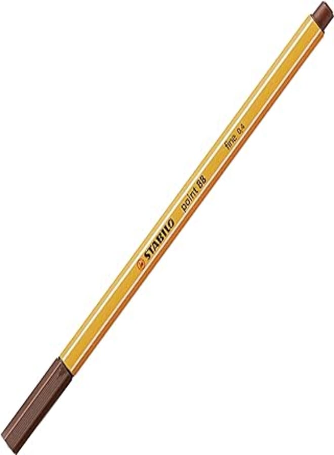 STABILO Stabilo point 88 fineliner pen - 0.4 mm. - brown