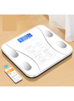 Bluetooth Body Fat Scale, Smart Wireless BMI Digital Bathroom Weight Scale Body Composition Monitor Health Analyzer with Smartphone App for Body Weight, Fat, Water, BMI,etc.