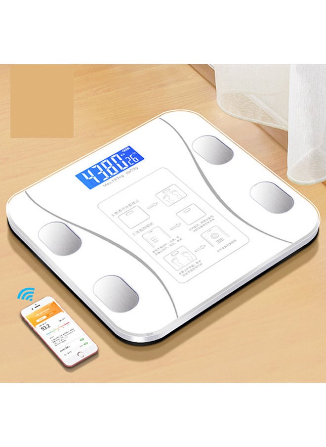 Sharpdo - Bluetooth Body Fat Scale, Smart Wireless BMI Digital Bathroom Weight Scale Body Composition Monitor Health Analyzer with Smartphone App for Body Weight, Fat, Water, BMI,etc. - Image 1