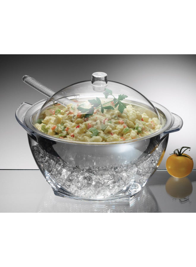 Prodyne BOWL, ICED Salad-4 Qt, Off-white - Image 2