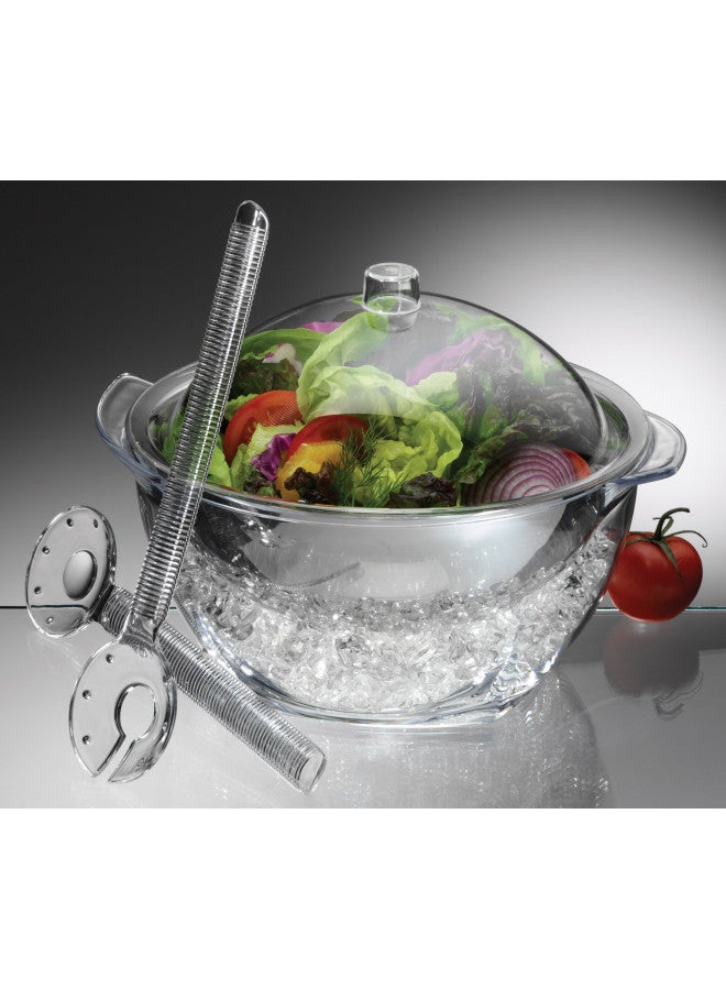 Prodyne BOWL, ICED Salad-4 Qt, Off-white - Image 4