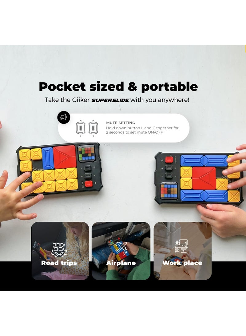 SYOSI Super Slide Puzzle Games, 500+ Level Challenges Brain Teaser, STEM Toys for Kids, Brain Teaser Puzzle Learning for Kids, Teens, Gifts for Boys Girls - Image 2