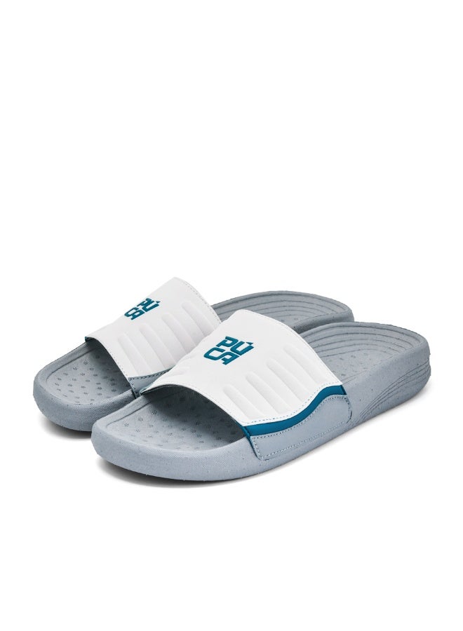 Puca Slider for Men Men's Slippers Light weight with E-TPU Sole Dyke White - Image 2