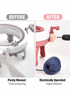 Excefore Knitting Machine Adapter for Drill Knitting Machine Automatic Adapter  - Image 4