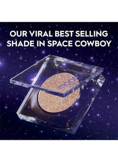 Urban Decay 24/7 Moondust Eyeshadow Compact - Light Champagne Gold with Silver Sparkle - Maximum Glitter & Velvety Shimmer - Space Cowboy, 1.8g  - Image 5