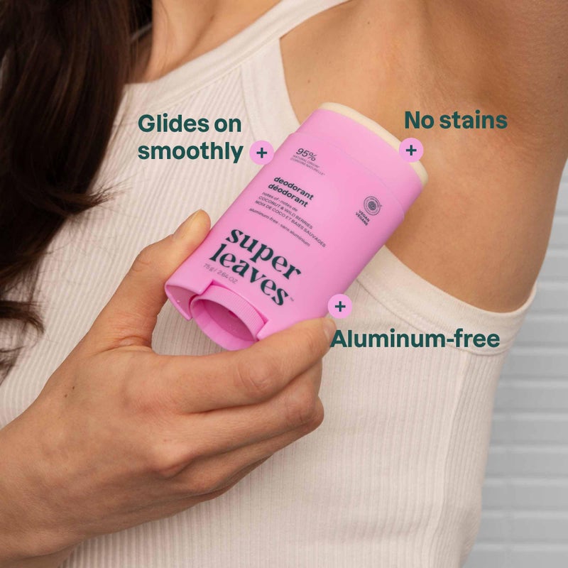 ATTITUDE Aluminum Free Deodorant, Natural Origin Ingredients, EWG Verified, Odor Control With Baking Soda, Twist & Glide, Dermatologically Tested, Vegan, Coconut & Wild Berries, 2.64 Oz - Image 4