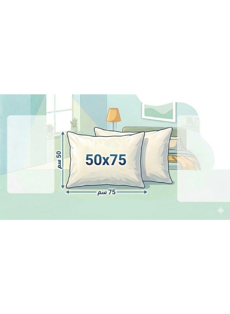 AKD Double bed set with an exclusive and attractive embroidered pattern, made of luxurious microfiber. Includes:  1 Quilt 240*260cm 1 Fitted Sheet 200*200*30cm 2 Decorative Pillowcases 75*50*5cm 2 Pillowcases 75*50cm - Image 5