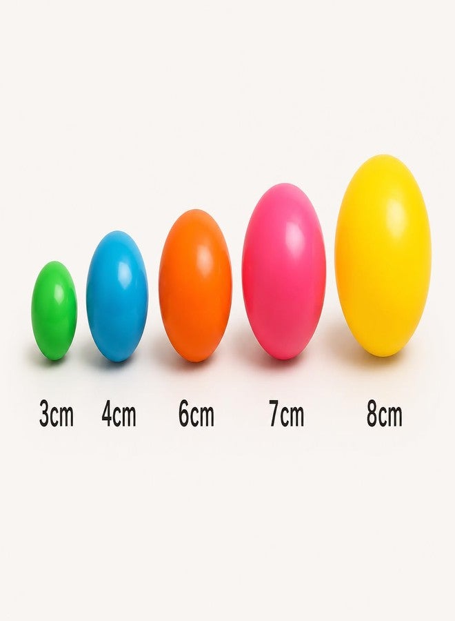 Maanit Pool Ball 6 Cm Colorful Small Plastic Balls Safe Soft Ball for Baby Playing Items Indoor Easy to Grasp | Bpa-Free, Non-Toxic Ball - Multicolor (200 pcs) - Image 3