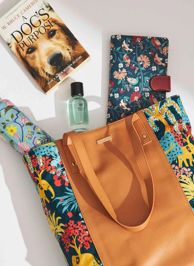 Jungle Drama Tassel Tote