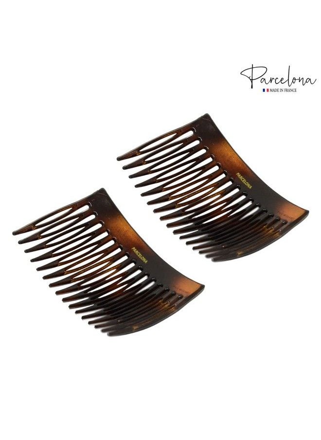 French Glossy Shell Brown Celluloid 2 Pieces Good Grip Up Do 16 Teeth Hair Side Combs 2.75 Inches (2 Pcs) - pzsku/Z7A874B6C6EF951F14F63Z/45/_/1683535484/62673237-f22c-43f2-9721-f0cd8b076014