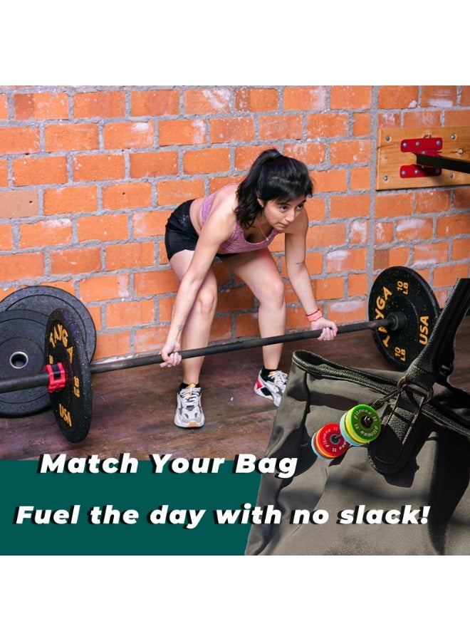 سلسلة مفاتيح بسِحْـب باربل لمحب الجيم · سلسلة مفاتيح رفع الأثقال · سلسة مفاتيح من السيليكون على شكل أثقال · هدايا نادي رياضي · هدايا تمارين · إكسسوار حقيبة · إكسسوار حقيبة ظهر - Image 4