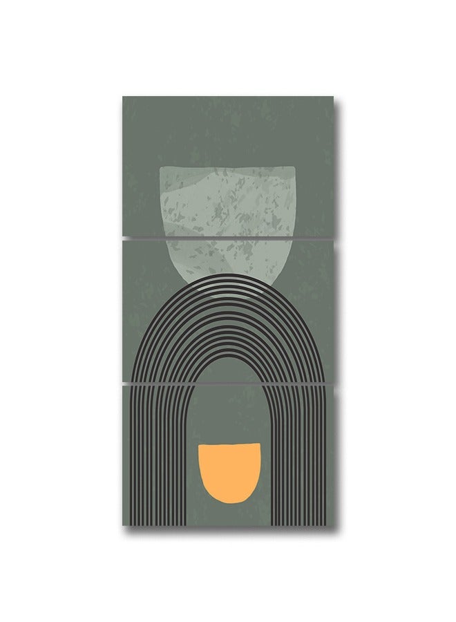 Marktna Set Of 3 Framed Canvas Wall Arts Stretched Over Wooden Frame with a Modern Design - Image 2