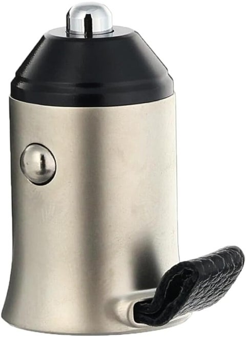 LDNIO C509Q Fast Car Charger 30W With 2 USB Port Including 1 QC4+ and 1 PD USB-C Port With Lightning Cable - Gold
