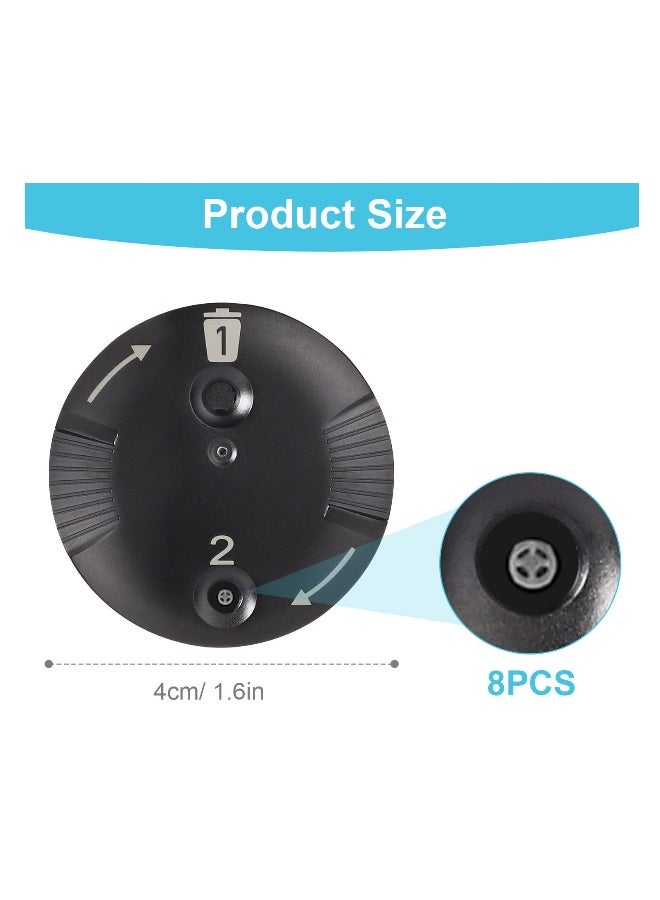Hearing Aid Filters Fit for Phonak Cerushield, Portable Disk Wax Guards Black Hearing Aid Filters Wax Guard Compatible with Phonak Marvel u0026 Phonak Paradise, Made of Quality ABS Material - Image 4
