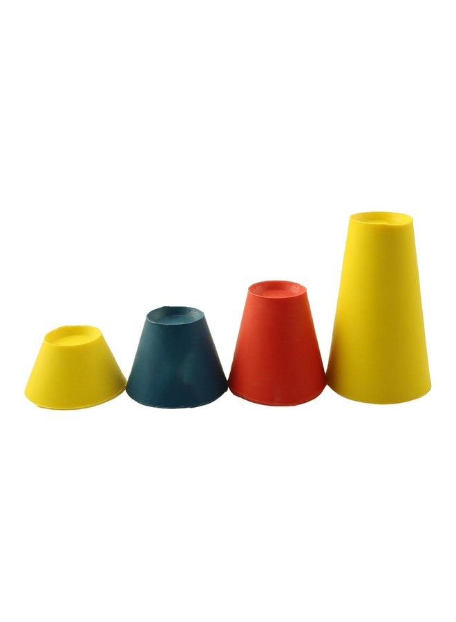 YTgilo Golf Ball Tees in 4 Sizes Golf Winter Tee Nails, Snowball Holders Rubber Ball Holders of Different Heights Suitable for Frosty Days Hard Ground Practice Mat Training Tee - Image 4