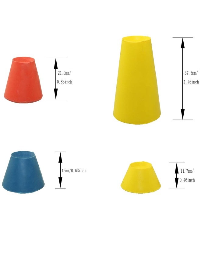 YTgilo Golf Ball Tees in 4 Sizes Golf Winter Tee Nails, Snowball Holders Rubber Ball Holders of Different Heights Suitable for Frosty Days Hard Ground Practice Mat Training Tee - Image 5